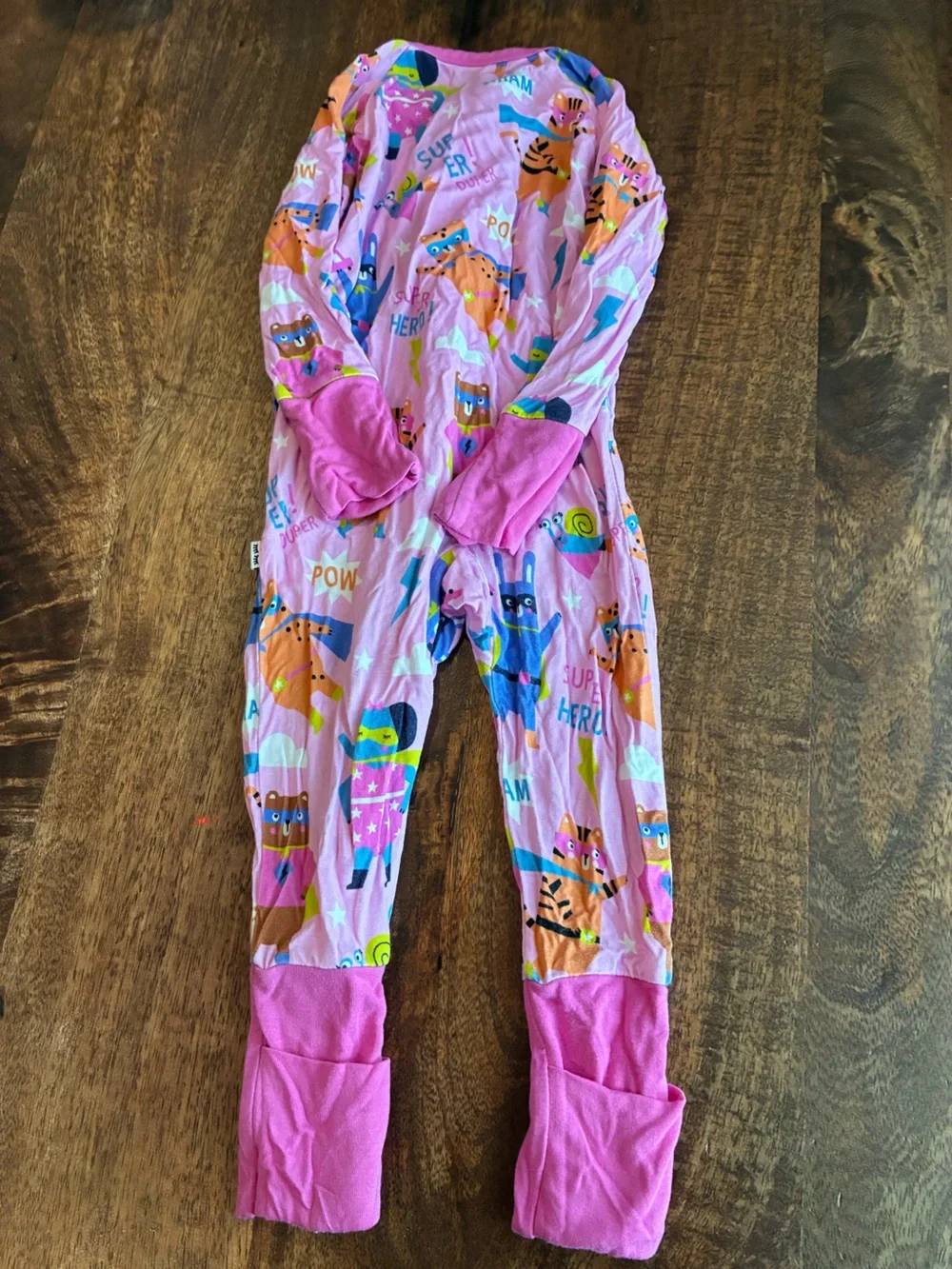 Little Sleepies Sleepy Heroes Bamboo Zippy Pajama 0-3 months